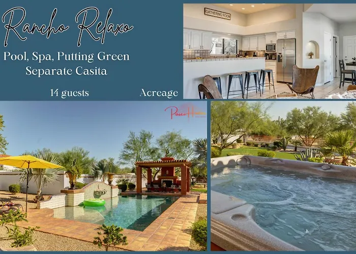 Rancho Relaxo By Paseohomesaz With Pool, And Separate Casita * Scottsdale